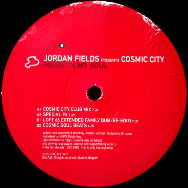 Jordan Fields Presents Cosmic City - Music In My Soul | Aroma (AROMA 028)