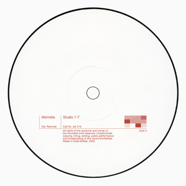 Monrella - Studio 1-7 | ZET (ZET016) Monrella - Studio 1-7 | ZET (ZET016)