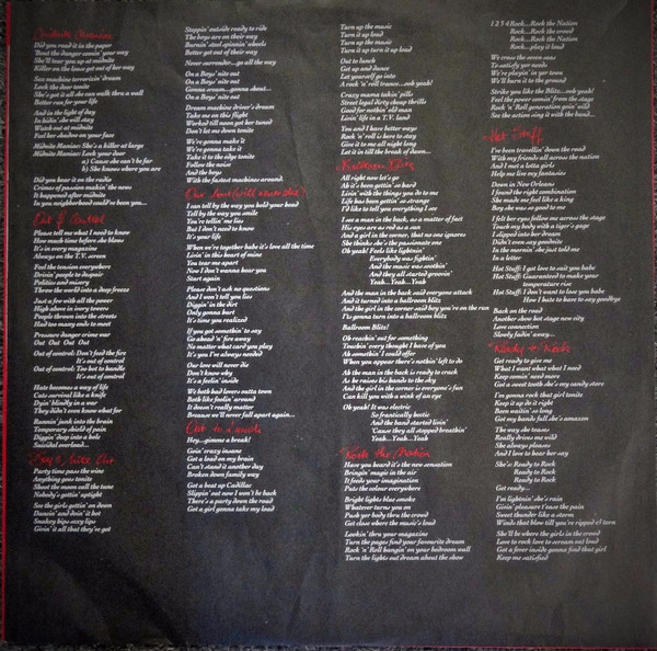 Krokus - The Blitz | Arista (AL 8-8243) - 6