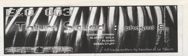 Talium Squad - Phased EP | Eklectic & Obscur (E&O 003)