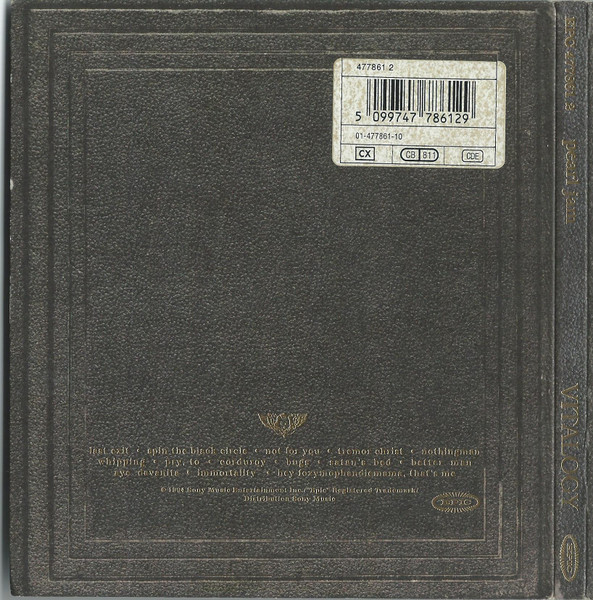Pearl Jam - Vitalogy | Epic (EPC 477861 2) - 2