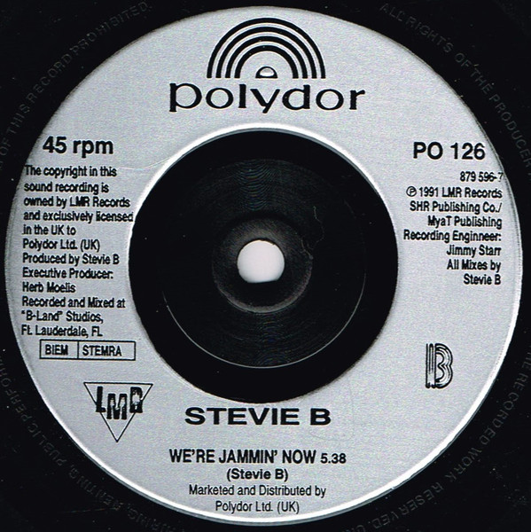 Stevie B - Because I Love You (The Postman Song) | Polydor (PO 126) - 4