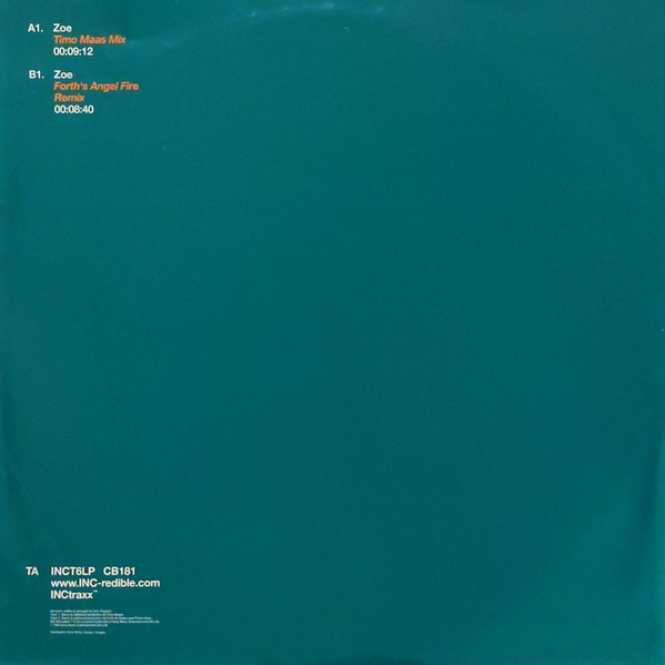 Paganini Traxx - Zoe | INCtraxx (INCT6LP) - main