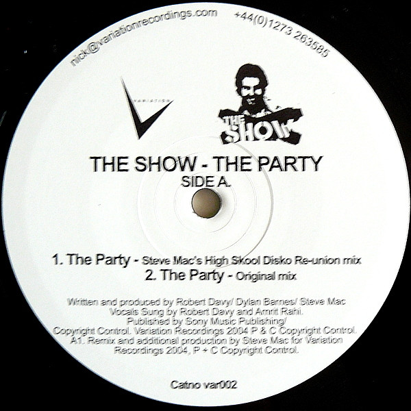 The Show - The Party | Variation Recordings (var002) - 3