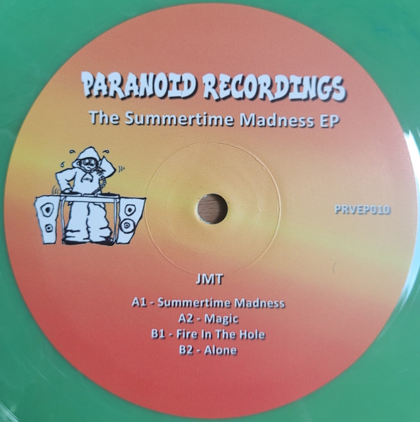 JMT - The Summertime Madness EP | Paranoid Recordings (PRVEP010)