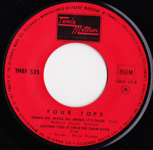 Four Tops - Reach Out I'll Be There | Tamla Motown (TMEF 535) - 3