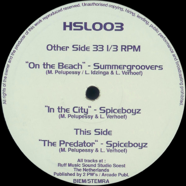 Summergroovers / Spiceboys - Spiceboyz & Summergroovers EP | Heavy Side Layer Records (HSL 003) - 2