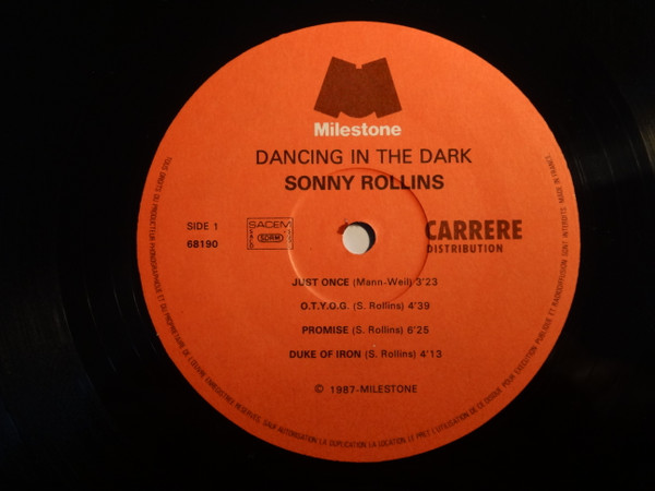 Sonny Rollins - Dancing In The Dark | Milestone (M-9155) - 4