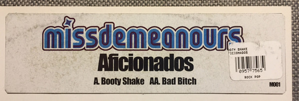 Aficionados - Booty Shake / Bad Bitch | Missdemeanours Music (MM001) - 4 Aficionados - Booty Shake / Bad Bitch | Missdemeanours Music (MM001) - 4