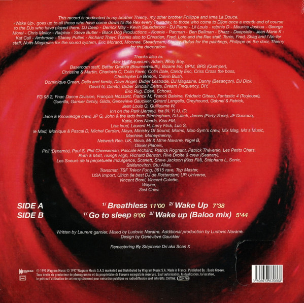 Laurent Garnier - A Bout De Souffle EP | Wagram Music (3367066) - 2