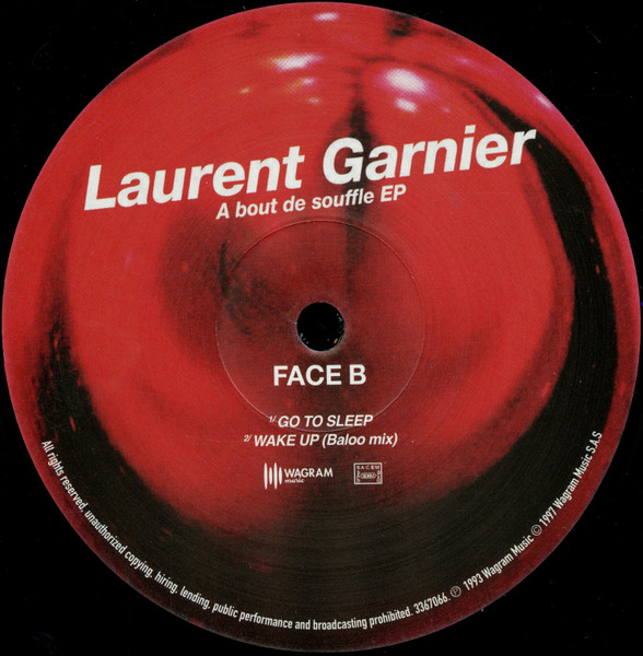 Laurent Garnier - A Bout De Souffle EP | Wagram Music (3367066) - 4