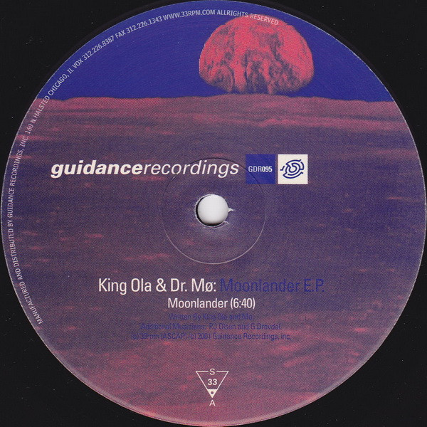 King Ola & Dr. Mo - Moonlander E.P. | Guidance Recordings (GDR095) King Ola & Dr. Mo - Moonlander E.P. | Guidance Recordings (GDR095)