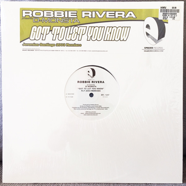 D-Monsta - Got You Let You Know 2003 | Episode Records (ER 1247)