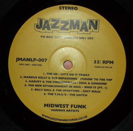 Various - Midwest Funk | Jazzman (JMANLP 007) - 4