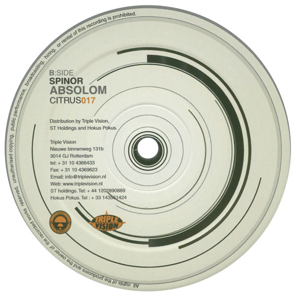 Noisia & Mayhem / Spinor - Lockjaw / Absolom | Citrus Recordings (CITRUS017) - 2