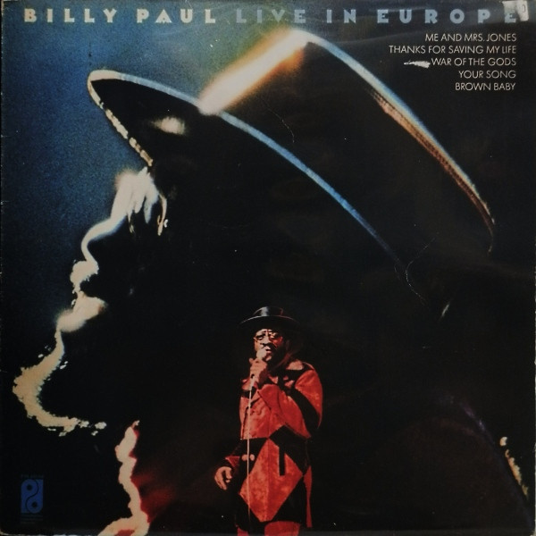 Billy Paul - Live In Europe | Philadelphia International Records (PIR 80168)