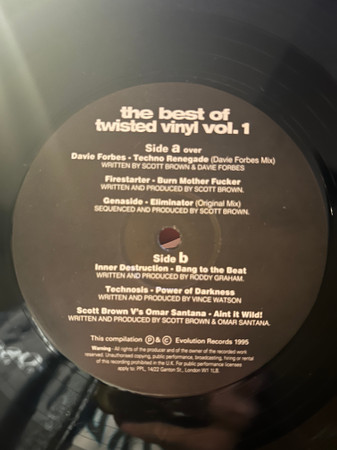 Various - Twisted! - The Best Of Twisted Vinyl Vol. 1 | Twisted Vinyl (TVLP 1) - main