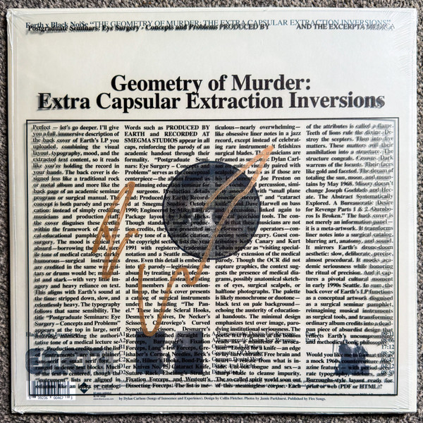 Earth , Black Noi$e - Geometry Of Murder : The Extra Capsular Extraction Inversions | Fire Records (none) - main Earth , Black Noi$e - Geometry Of Murder : The Extra Capsular Extraction Inversions | Fire Records (none) - main