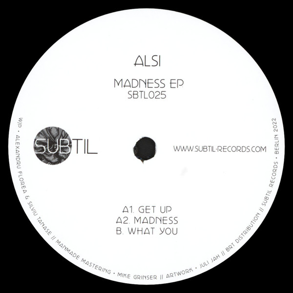 Alsi - Madness EP | Subtil Records (SBTL025) - 4