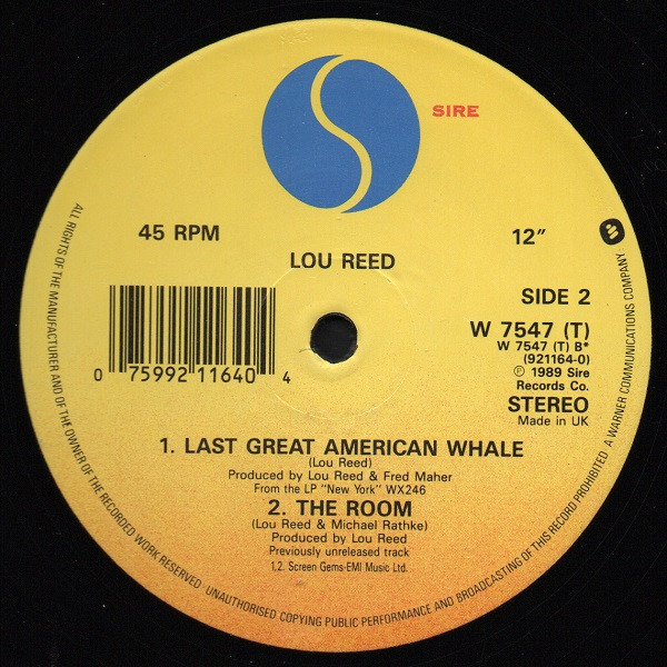 Lou Reed - Dirty Blvd. | Sire (W7547 T)