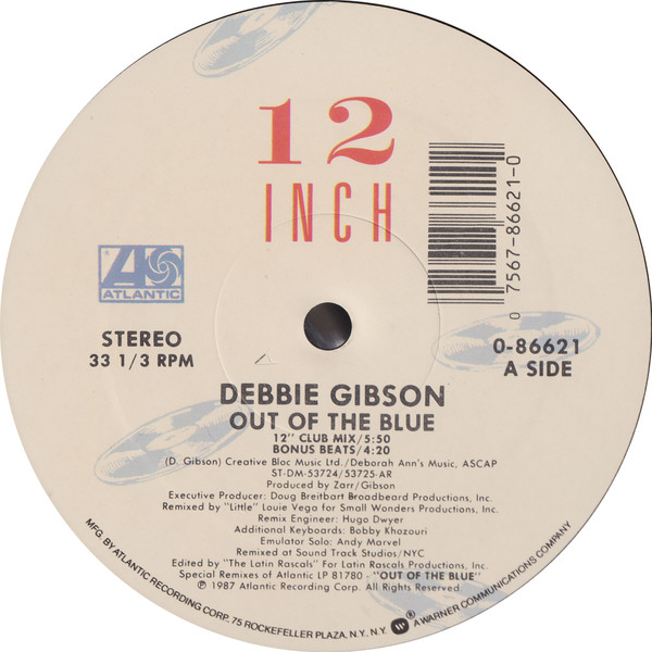Debbie Gibson - Out Of The Blue | Atlantic (0-86621) - 2 Debbie Gibson - Out Of The Blue | Atlantic (0-86621) - 2