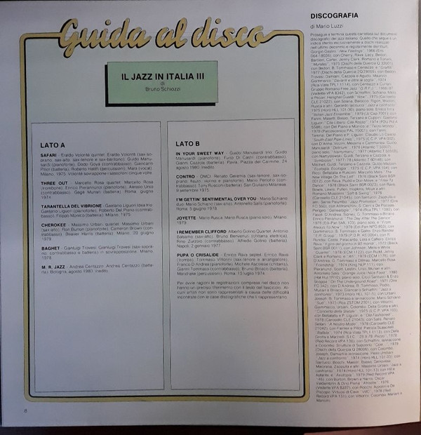 Various - Il Jazz In Italia III | Fabbri Editori (GDJ-101) - main