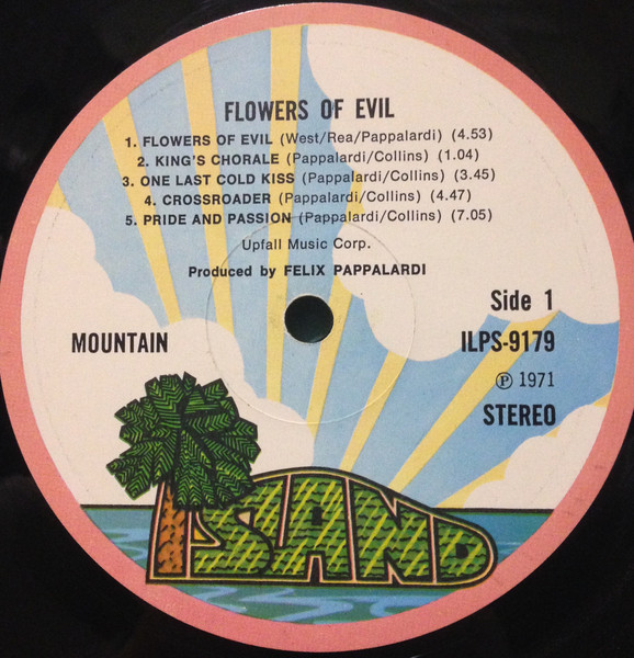 Mountain - Flowers Of Evil | Island Records (ILPS 9179) - 3
