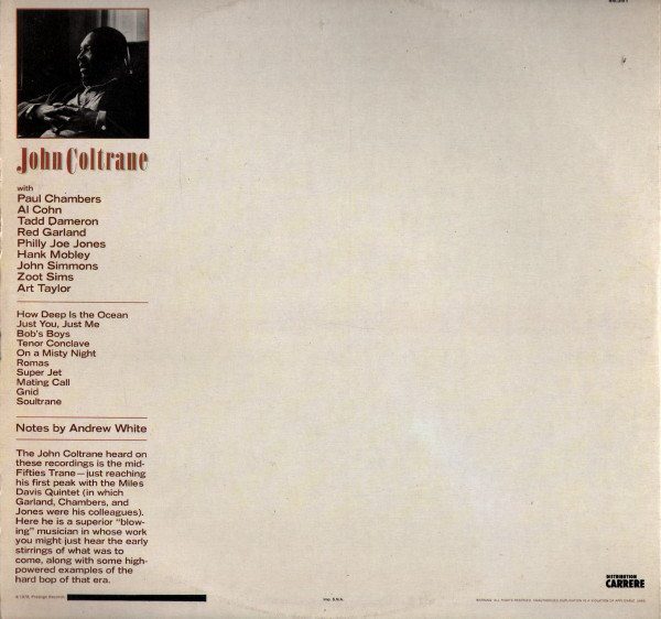 John Coltrane - On A Misty Night | Prestige (P-24084) - 2