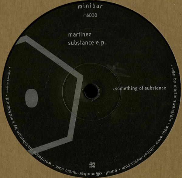 Martinez - Substance E.P. | Minibar (mb038)