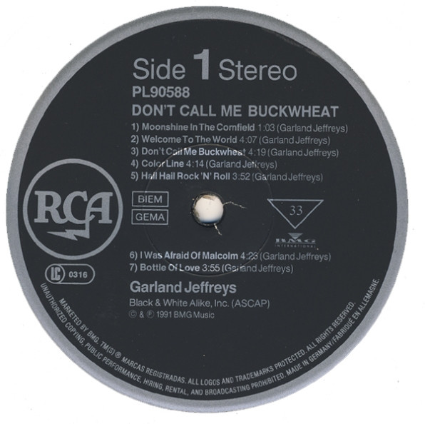 Garland Jeffreys - Don't Call Me Buckwheat | RCA (PL 90588) - 4 Garland Jeffreys - Don't Call Me Buckwheat | RCA (PL 90588) - 4