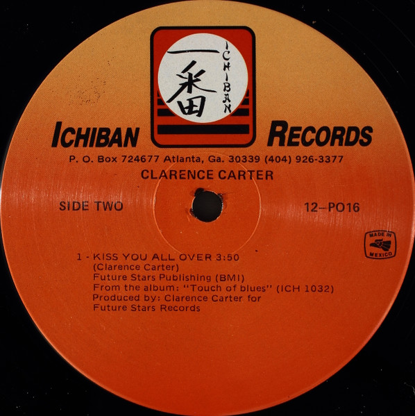 Clarence Carter - I'm Not Just Good, I'm The Best / Kiss You All Over | Ichiban Records (12-PO16) - 2 Clarence Carter - I'm Not Just Good, I'm The Best / Kiss You All Over | Ichiban Records (12-PO16) - 2