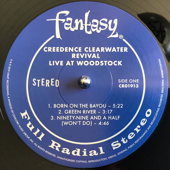 Creedence Clearwater Revival - Live At Woodstock | Craft Recordings (CR00220) - 3