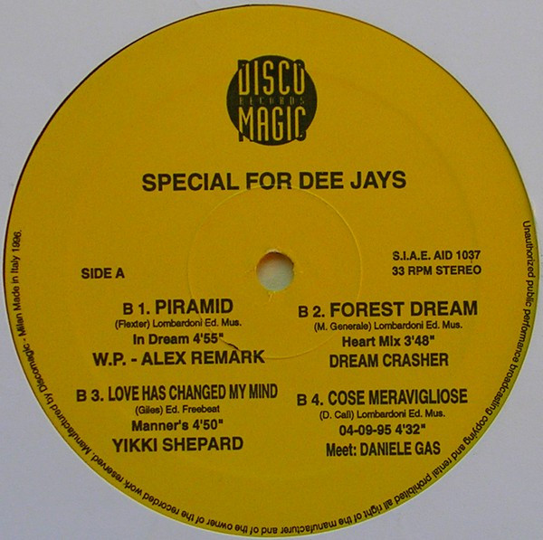 Various - Special For Dee Jays | Discomagic Records (AID 1037) - 4