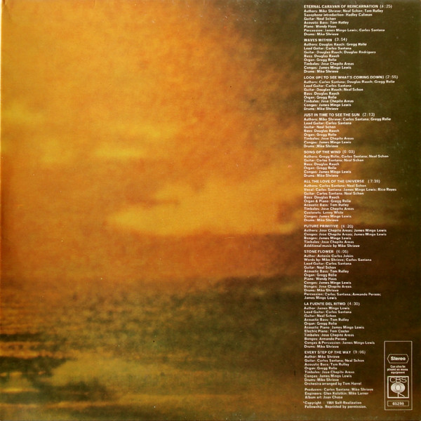 Santana - Caravanserai | CBS (S 65299) - 3 Santana - Caravanserai | CBS (S 65299) - 3