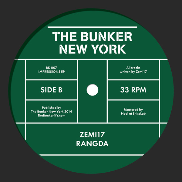 Zemi 17 - Impressions EP | The Bunker New York (BK 007) - 3 Zemi 17 - Impressions EP | The Bunker New York (BK 007) - 3