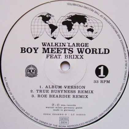 Walkin' Large Featuring Brixx - Boy Meets World | Downbeat (3984 264680-0) - main Walkin' Large Featuring Brixx - Boy Meets World | Downbeat (3984 264680-0) - main