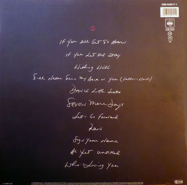 Terence Trent D'Arby - Introducing The Hardline According To Terence Trent D'Arby | CBS (CBS 450911 1) - 2