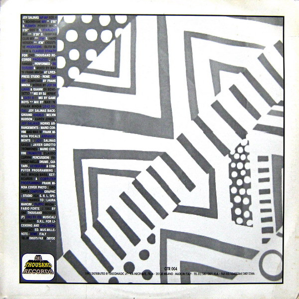 Joy Salinas - Bip Bip | One Thousand Records (OTR 004) - 2