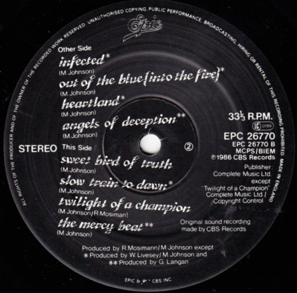 The The - Infected | Epic (EPC 26770) - 4