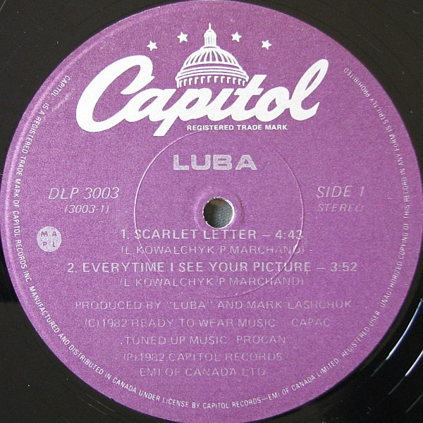 Luba - Luba | Capitol Records (DLP 3003) - 3