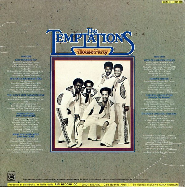 The Temptations - House Party | Tamla Motown (TSM-ST 60119) - 2 The Temptations - House Party | Tamla Motown (TSM-ST 60119) - 2