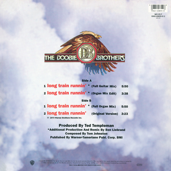 The Doobie Brothers - Long Train Runnin' - Locomotive Remixes '93 | Warner Bros. Records (9362-40855-0) - 2