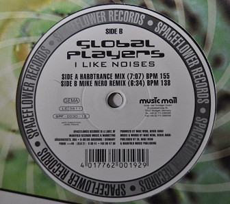 Global Players - I Like Noises | Spaceflower Records (SPF-0030-12) Global Players - I Like Noises | Spaceflower Records (SPF-0030-12)