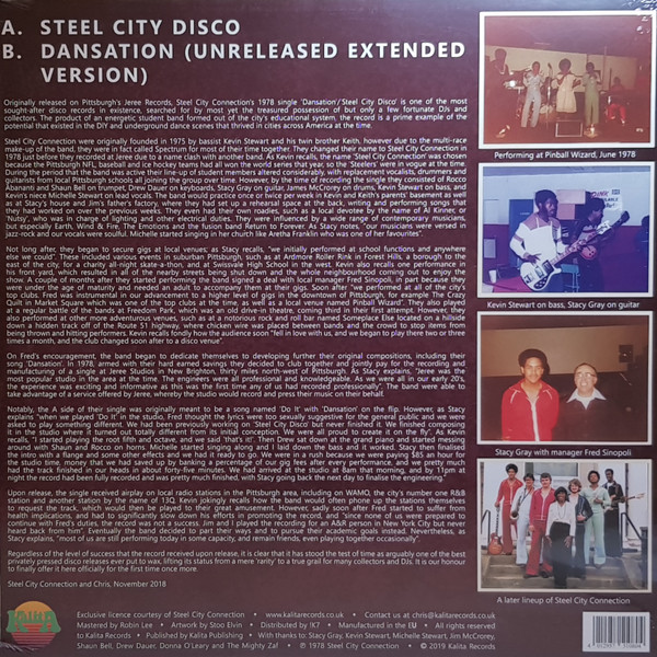 Steel City Connection - Steel City Disco | Kalita Records (KALITA 12008) - 2