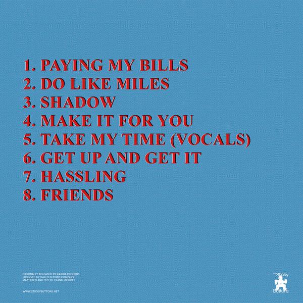 Dennis Mpale - Paying My Bills | Sticky Buttons Records (SB003) - 2 Dennis Mpale - Paying My Bills | Sticky Buttons Records (SB003) - 2