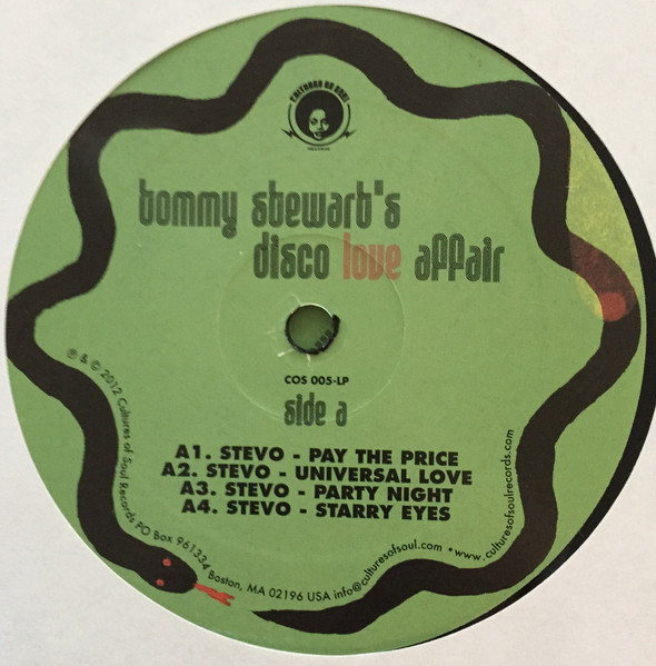 Thomas Stewart - Disco Love Affair | Cultures Of Soul Records (COS 005 LP) - 3