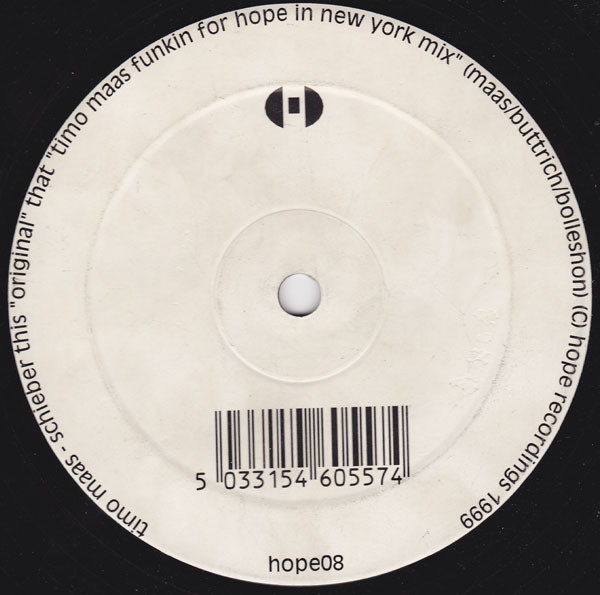 Timo Maas - Der Schieber | Hope Recordings (hope08) - main