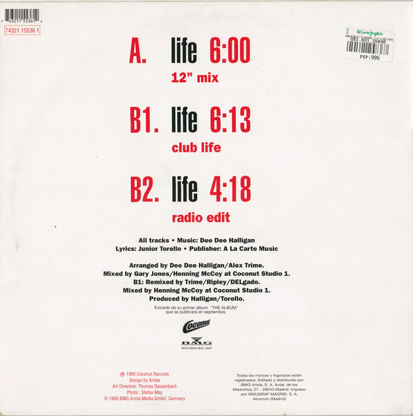 Haddaway - Life | Coconut (74321155361) - 2