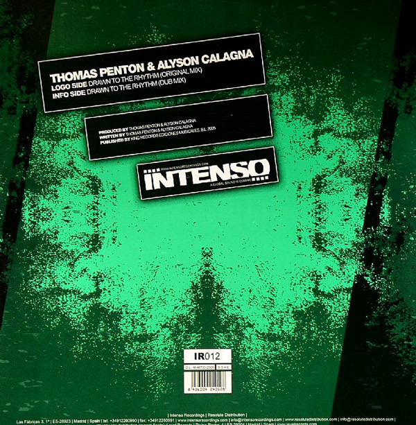 Thomas Penton & Alyson Calagna - Drawn To The Rhythm | Intenso Recordings (IR012) - 2