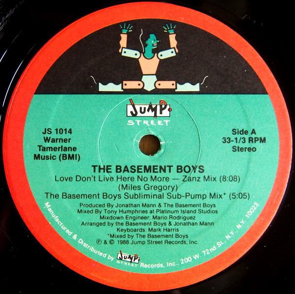 The Basement Boys - Love Don't Live Here No More | Jump Street Records (JS 1014)